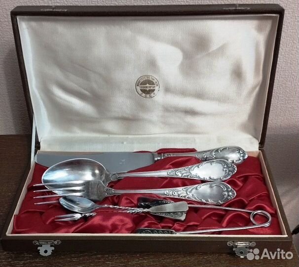 Набор столовых приборов мельхиор СССР