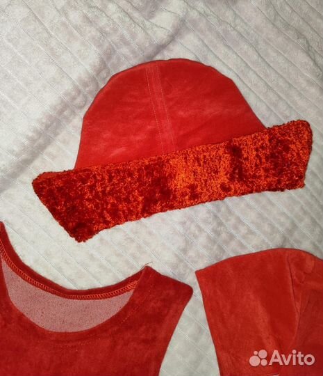 Новогодний костюм красная шапочка