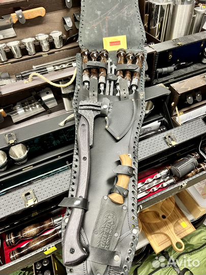 Набор шампуров в чехле