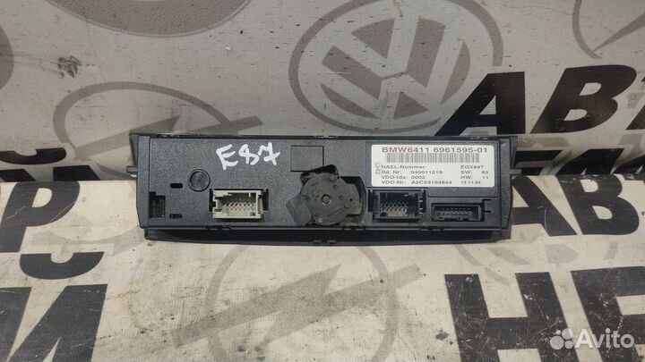 Блок управления климатом BMW E87