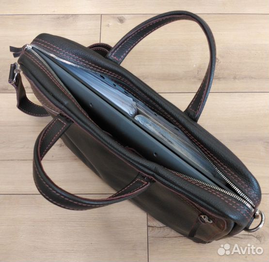 Сумка для ноутбука из натуральной кожи