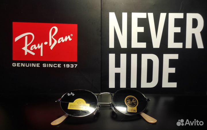Ray-Ban Oval Flat Lenses RB3547(51x18) черные