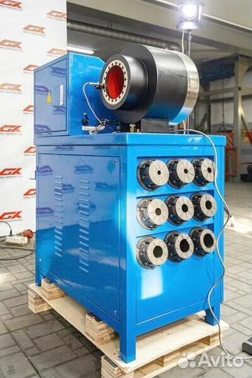 Обжимной и окорочный комбо станок для рвд. Арт.KS