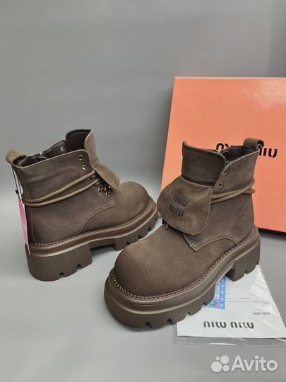 Ботинки полуботинки Miu Miu зимние