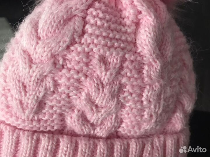 Шапка зимняя для девочки 2-3 года