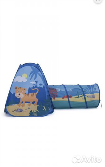 Игровой тоннель, бассейн и шарики