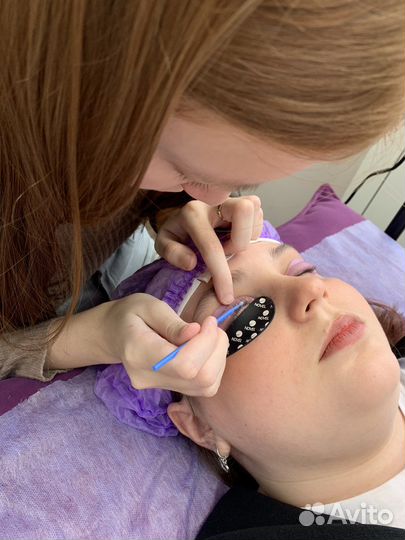 Обучение ламинирование ресниц