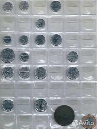 Монеты Южной Америки и Сингапура