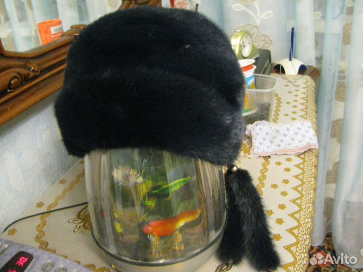 Шапка из норки 55-56