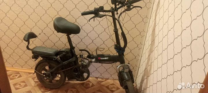 Электрический велосипед складной