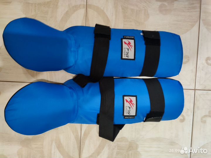 Защита голени Рэй спорт, шлем арб, перчатки арб