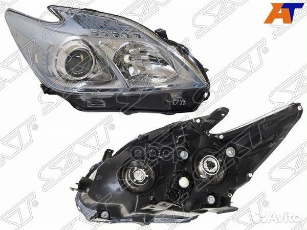 Фара toyota prius 09-11 RH галоген, с электрок