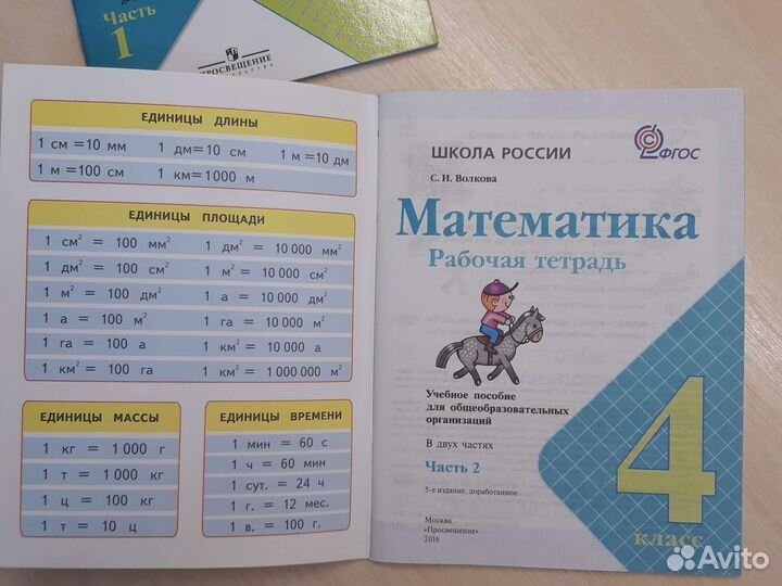 Рабочие тетради 4 класс школа России