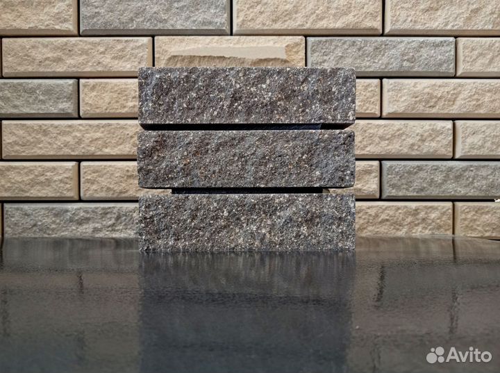 Кирпич облицовочный половинка