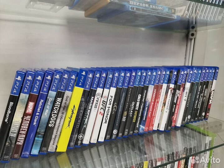 Игровые диски на PS4 в ассортименте