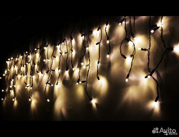 Гирлянда уличная бахрома