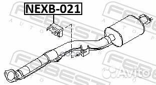 Крепление глушителя nissan X-trail T30 nexb-021