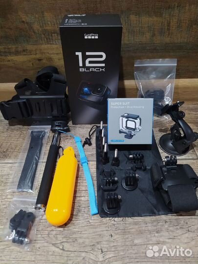 GO Pro 12 + аквабокс +набор креплений