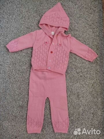Костюм вязаный для девочки