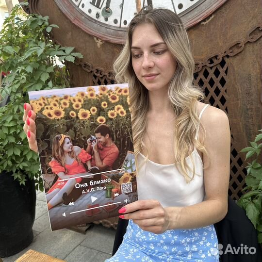 Витраж с фото / Подарок