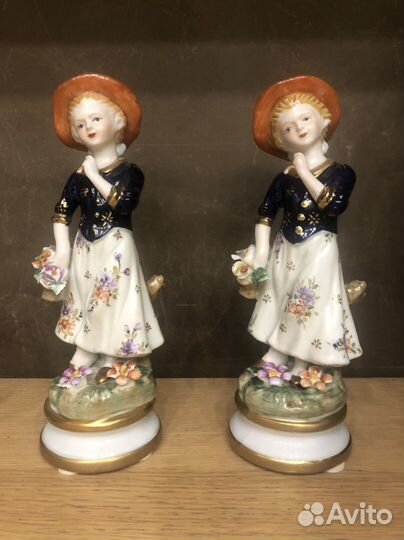 Статуэтка Meissen фарфор 2 шт