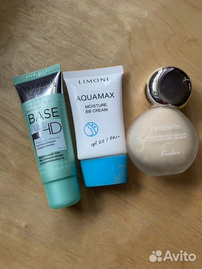 Крем тональный и база под макияж