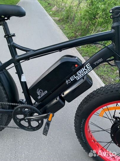 Полноприводный электровелосипед фетбайк elbike