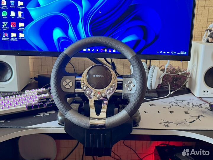 Игровой руль 180 градусов