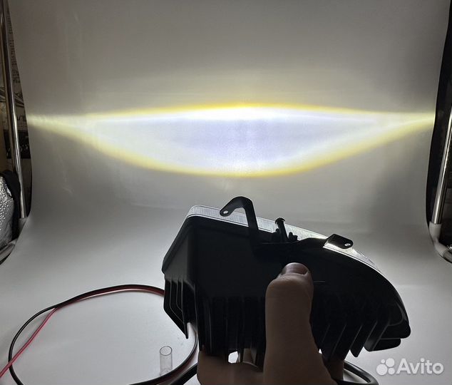 Противотуманные фары led на hyundai accent