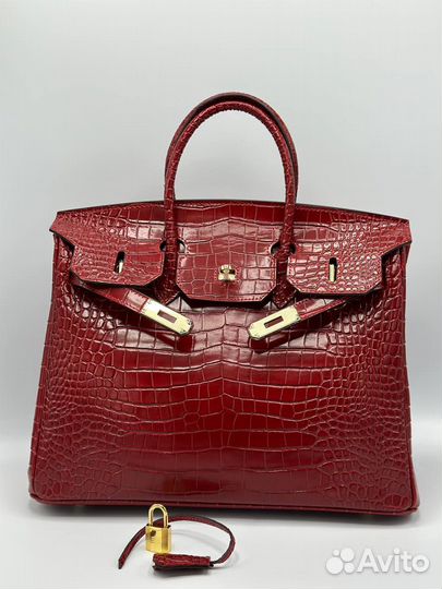 Сумка hermes birkin 35 натуральная кожа