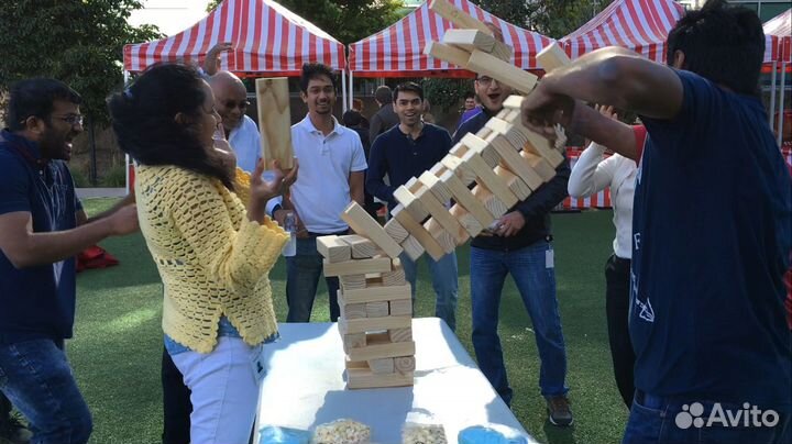 Большая - гигантская дженга в аренду
