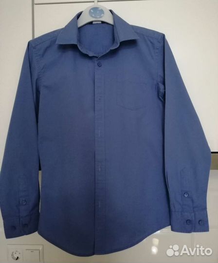 Рубашки школьные 140