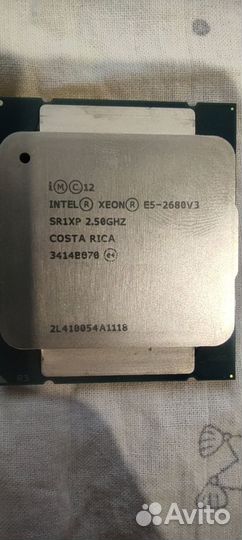 Процессор intel xeon E5-2680-v3