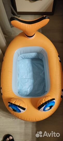 Детский надувной бассейн и круг