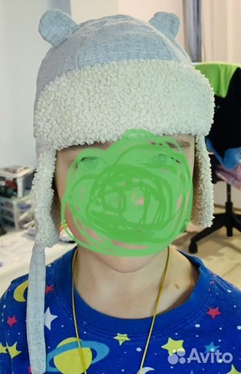 Шапка детская hm демисезонная, теплая