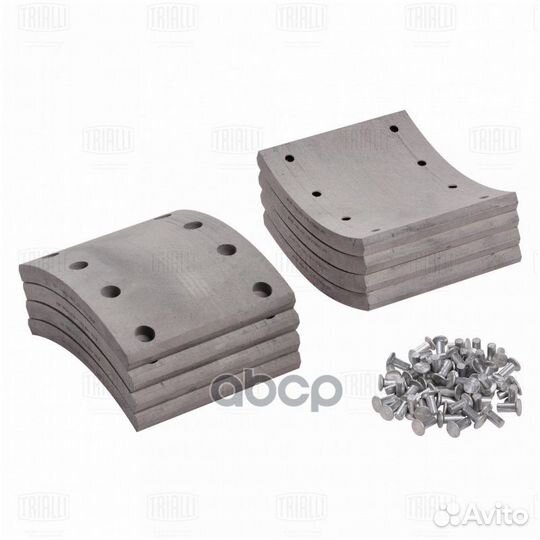 Накладка торм. колодки для а/м маз 6422 Р/К 8 ш