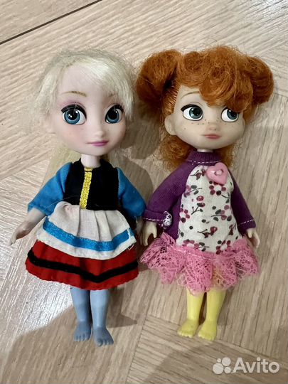 Кукла Эльза и Анна в детстве, оригинал Disney