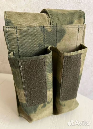 Подсумок на 2 магазина ак закрытый 