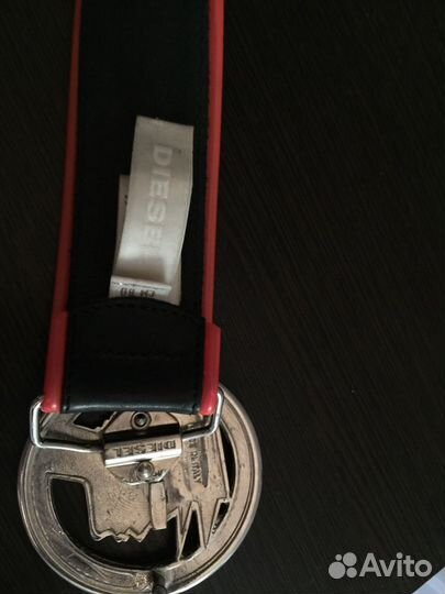 Ремень кожаный diesel р.80 см. на талию и др