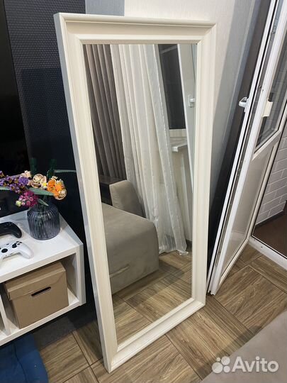 Зеркало IKEA hemnes бежевое