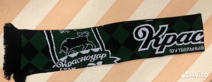 Шарфы болельщика фк Краснодар,отличного качества