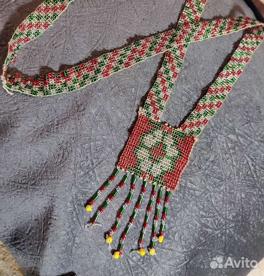 Гердан из бисера СССР