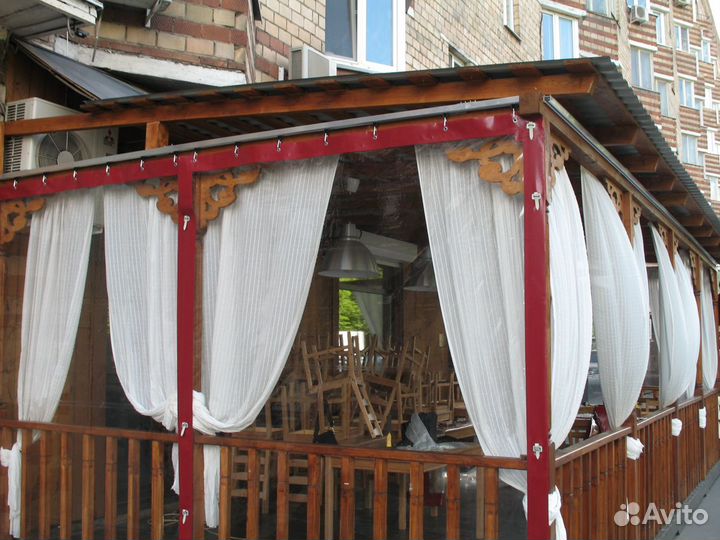 Мягкие окна для кафе и ресторанов