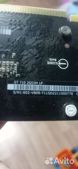 Видеокарта gt710 2gb msi