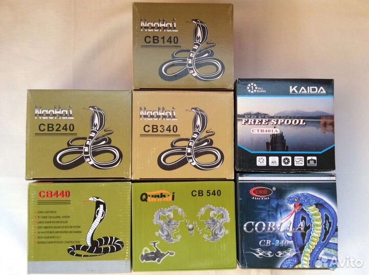 Катушки: cobra kaida coblla