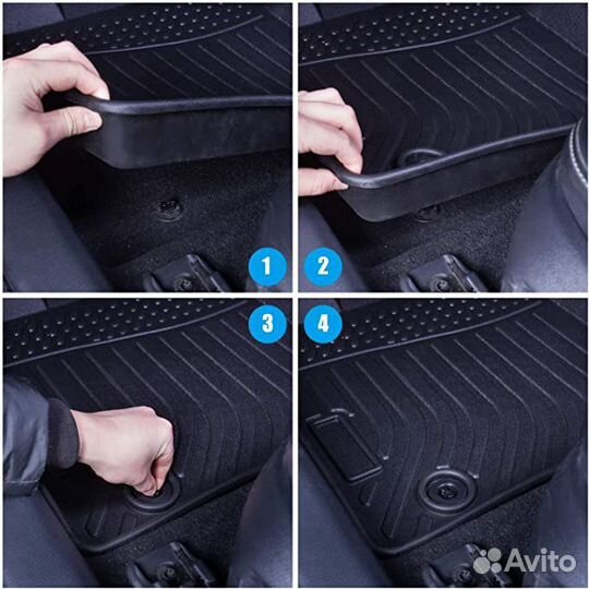 3D коврики для Toyota Camry правый руль 2017г+