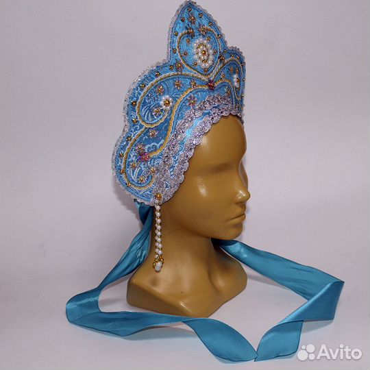 Кокошник для Снегурочки 