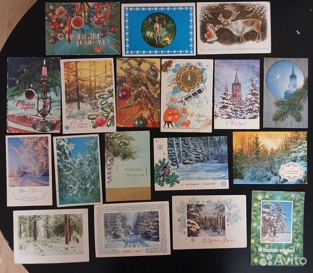 Открытки советские. Новый год. 60-70 годы