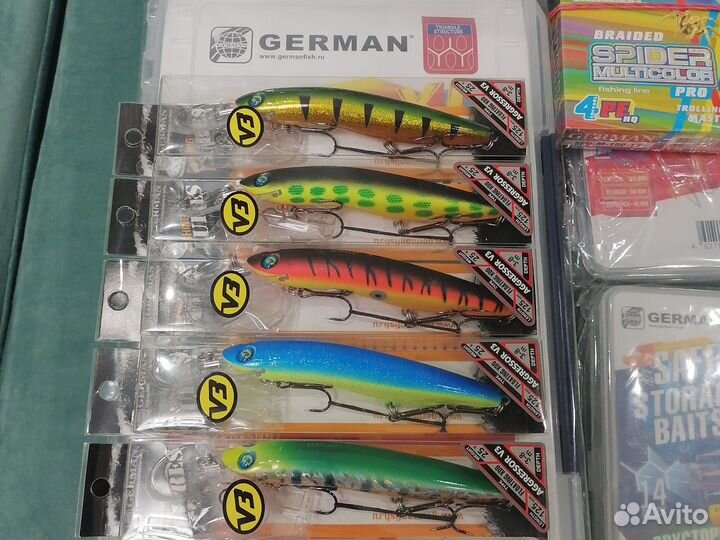 Воблер aggressor V3 german, 125мм 3 В одном