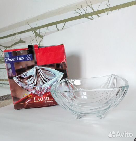Салатник стеклянный большой